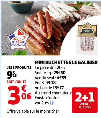 Offre: Mini buchettes