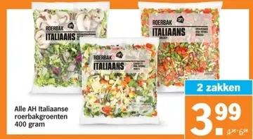 Aanbieding: Alle AH Italiaanse roerbakgroenten