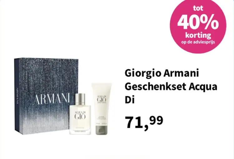 Aanbieding: Geschenkset Acqua Di
