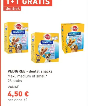 Aanbieding: PEDIGREE - dental snacks