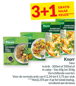 Aanbieding: Knorr Saus