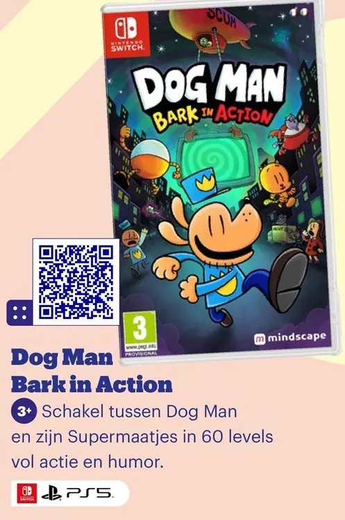 Aanbieding: Dog Man Bark In Action