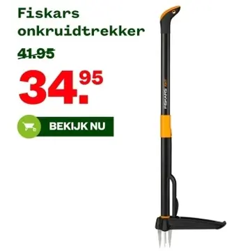 Aanbieding: Fiskars onkruidtrekker