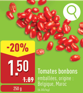 Offre: Tomates bonbons