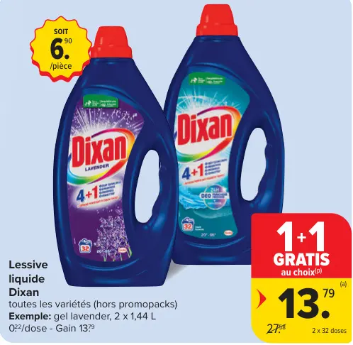 Offre: Lessive liquide