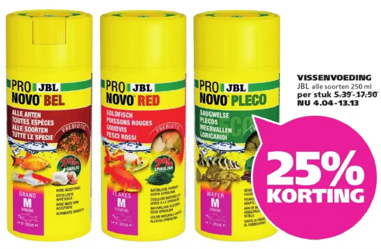 Aanbieding: Vissenvoeding
