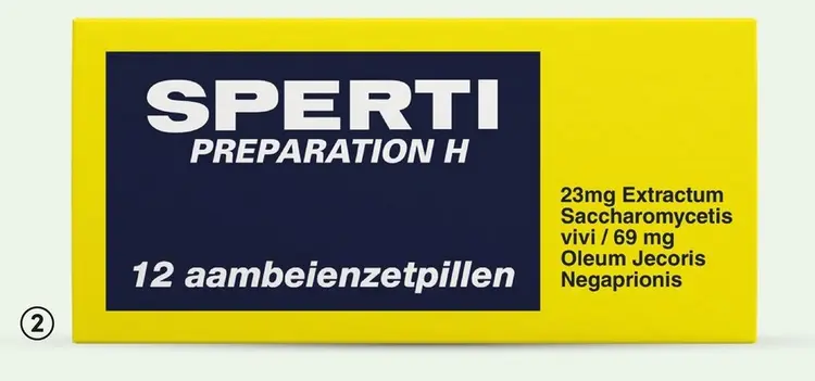 Aanbieding: SPERTI PREPARATION H aambeienzetpillen