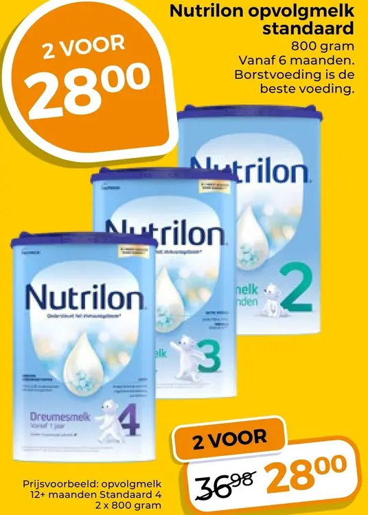 Aanbieding: Opvolgmelk standaard