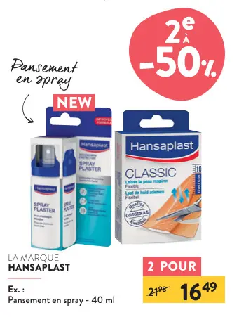 Offre: La marque Hansaplast