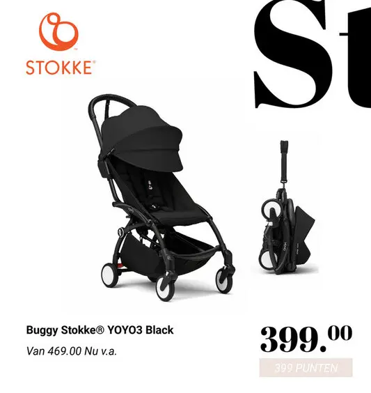 Aanbieding: Buggy YOYO3 Black