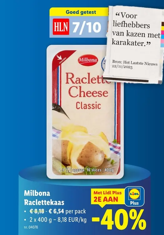 Promotie: Raclettekaas