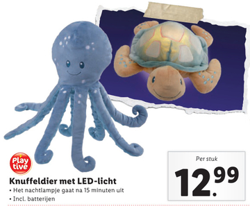 Aanbieding: Knuffeldier met LED-licht