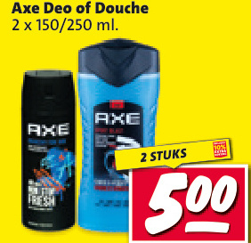 Aanbieding: Axe Deo of Douche