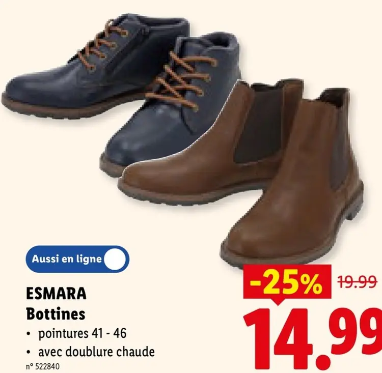 Offre: Bottines