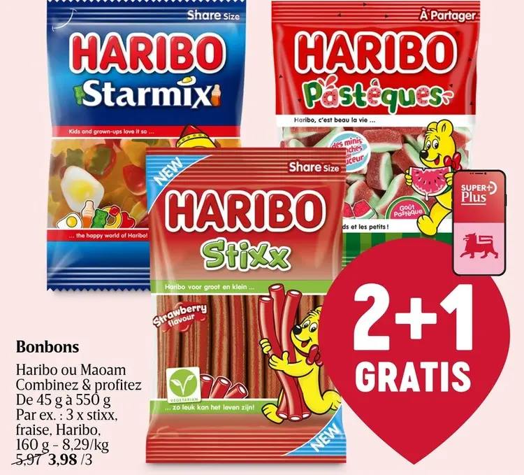 Offre: Haribo ou Maoam