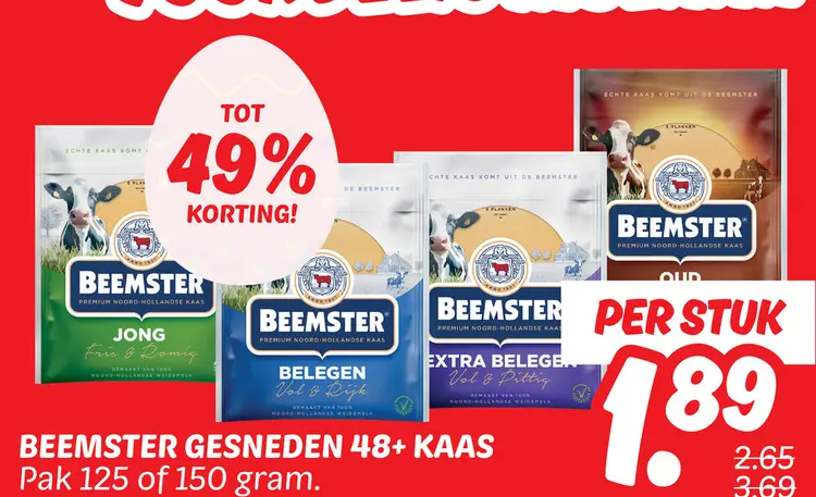 Aanbieding: Gesneden 48+ kaas