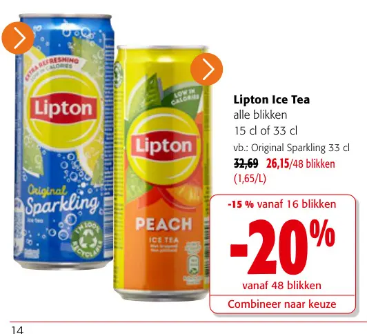 Promotie: Lipton Ice Tea