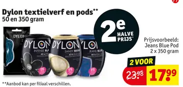 Aanbieding: Dylon textielverf en pods