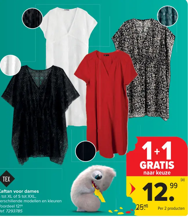 Promotie: Kaftan voor dames