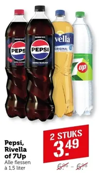 Aanbieding: Pepsi, Rivella of 7Up
