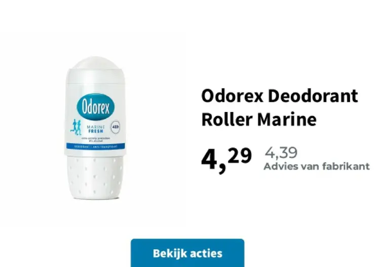 Promotie: Deodorant Roller Marine