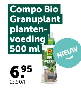 Aanbieding: Compo Bio Granuplant plantenvoeding