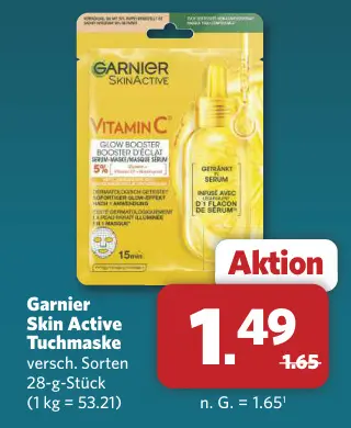 Aanbieding: Skin Active Tuchmaske