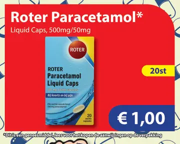 Aanbieding: Roter Paracetamol