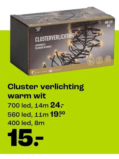 Promotie: Verlichting warm wit