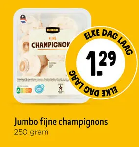 Promotie: fijne champignons