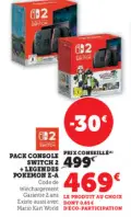 Offre: Pack console switch 2 + legendes Pokemon z-a