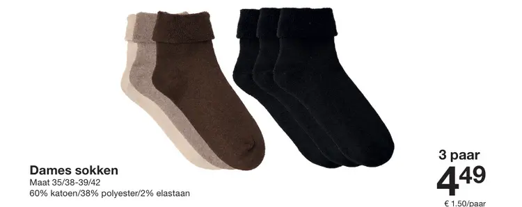 Aanbieding: Dames sokken
