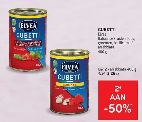 Promotie: Cubetti