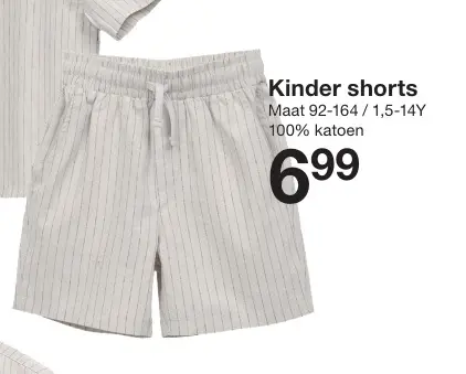 Promotie: Kinder shorts