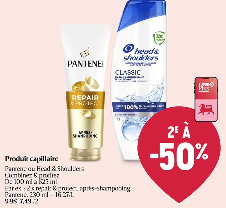 Offre: Pantene or Head & Shoulders