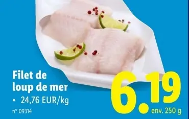 Offre: Filet de loup de mer