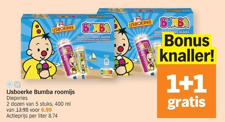 Promotie: Bumba roomijs