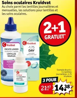 Offre: Soins oculaires