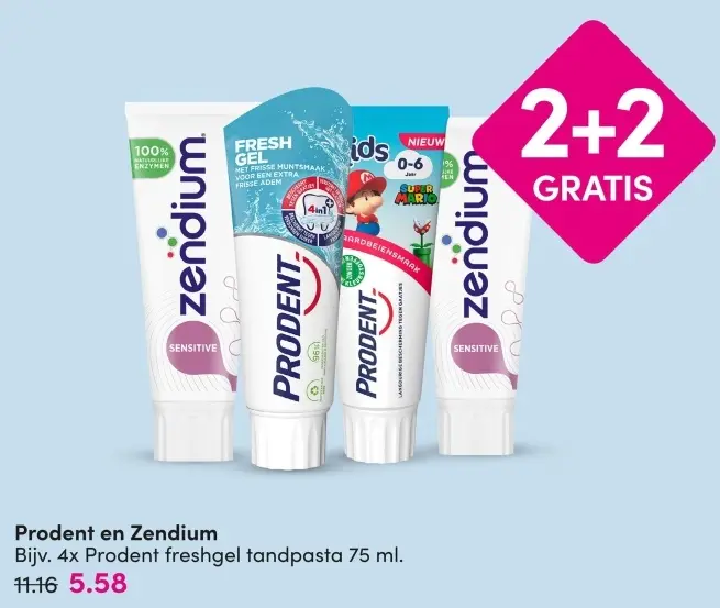 Aanbieding: Prodent en Zendium