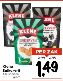 Aanbieding: Klene Suikervrij