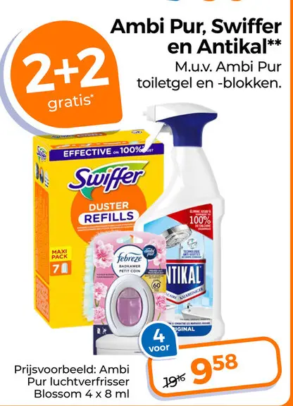 Aanbieding: Ambi Pur, Swiffer en Antikal
