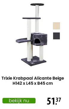 Aanbieding: Trixie Krabpaal Alicante Beige