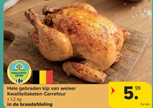 Promotie: Hele gebraden kip van weleer