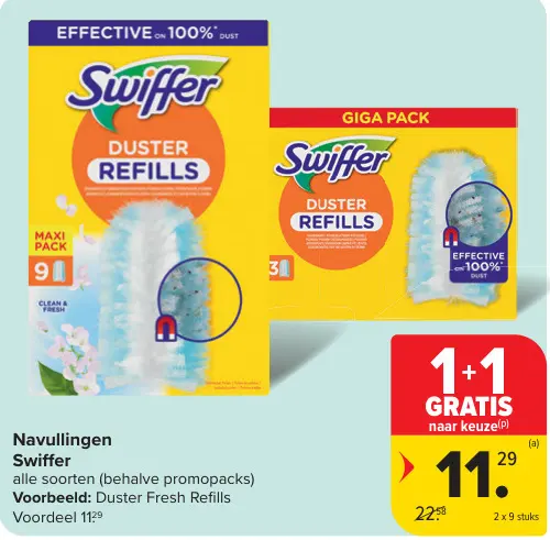 Promotie: Navullingen