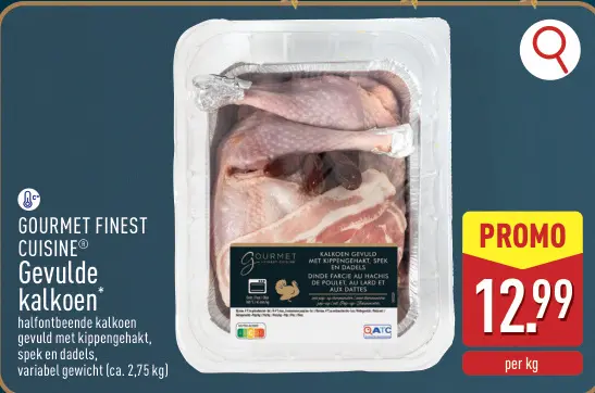 Promotie: Gevulde kalkoen