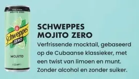 Aanbieding: Schweppes Mojito Zero