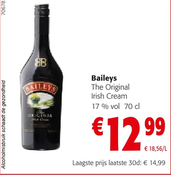 Aanbieding: Baileys The Original Irish Cream