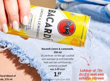 Aanbieding: Bacardi Limon & Lemonade