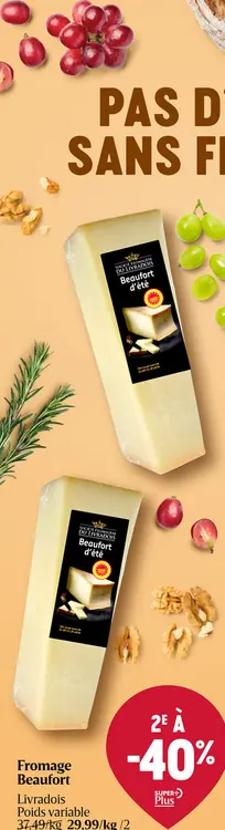 Offre: Fromage Beaufort
