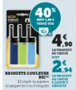 Offre: BRIQUETS COULEURS